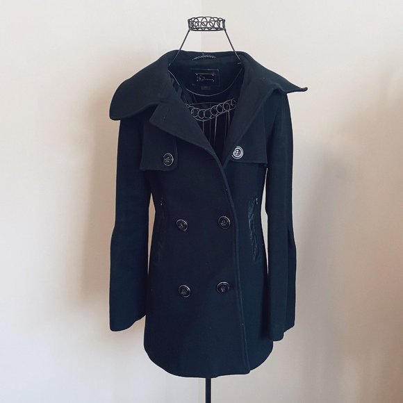 Mackage Double Breasted Peacoat (S) - Picture 3 of 5